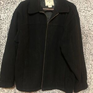 Men’s 100 percent Wool Zip Up Coat AberdeenCasual Comfort  Size XL